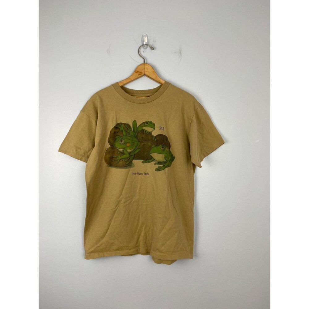 Vintage Three Rivers Idaho Spud T-shirt, Size L, Single Stitch, Funny T-shirt